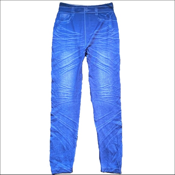 Jean-Like Leggings - Picture 1 of 3